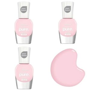 NEW 3× Sally Hansen Good.Kind.Pure Polish Pink Moon 205
